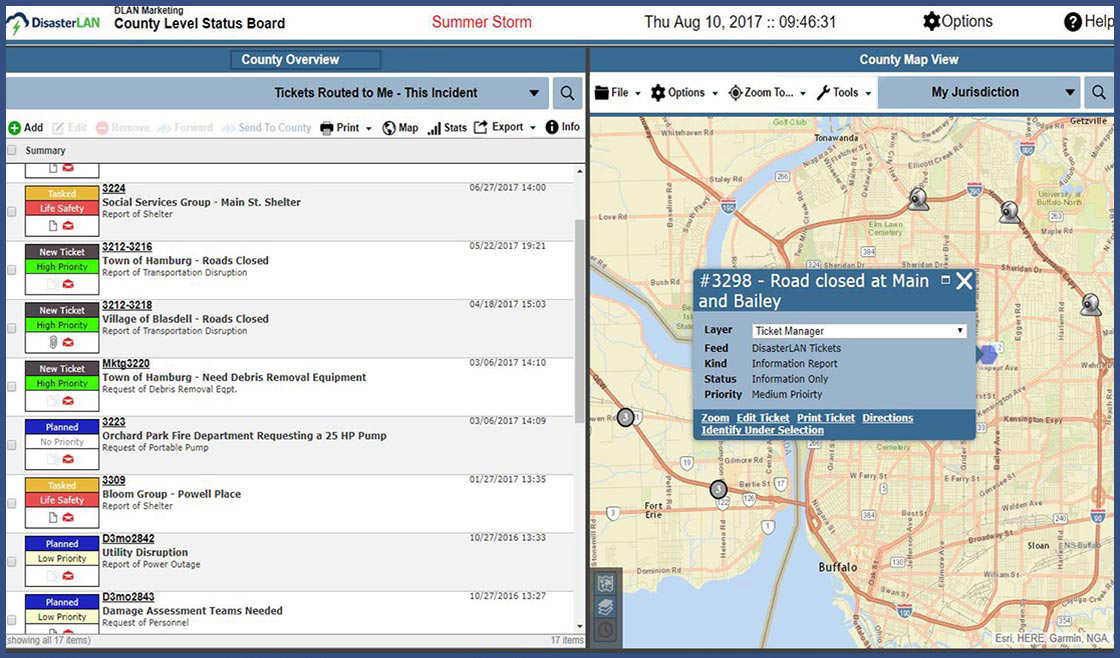 DLAN Status Board