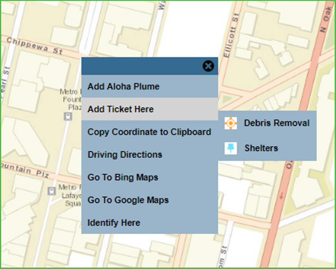 Edit Ticket on Map