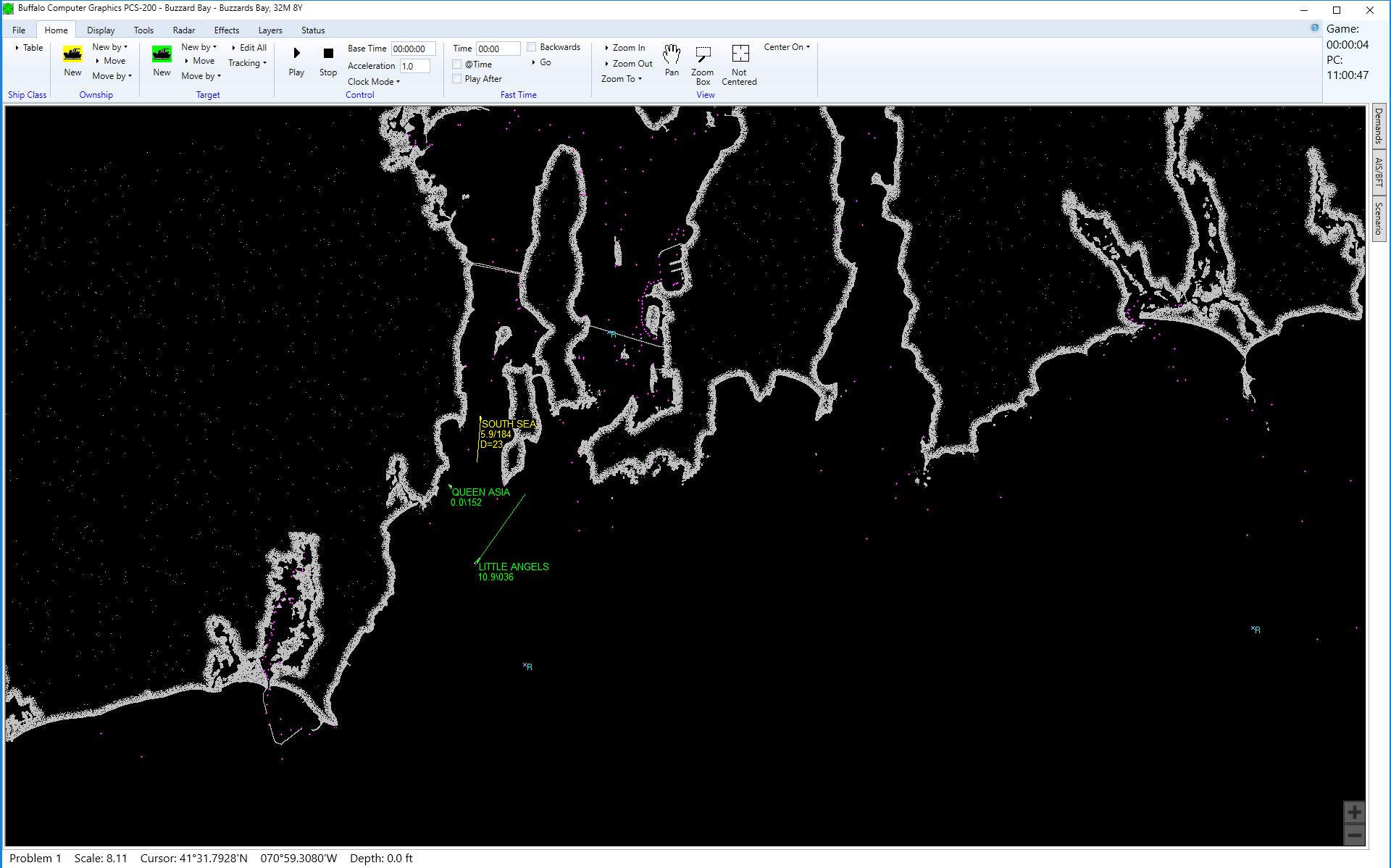 Radar Simulator Control Software (MAST)