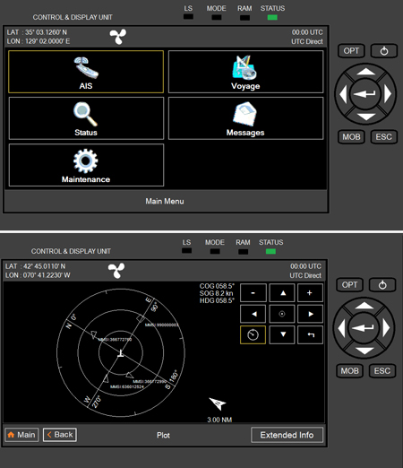 Emulated AIS Receiver